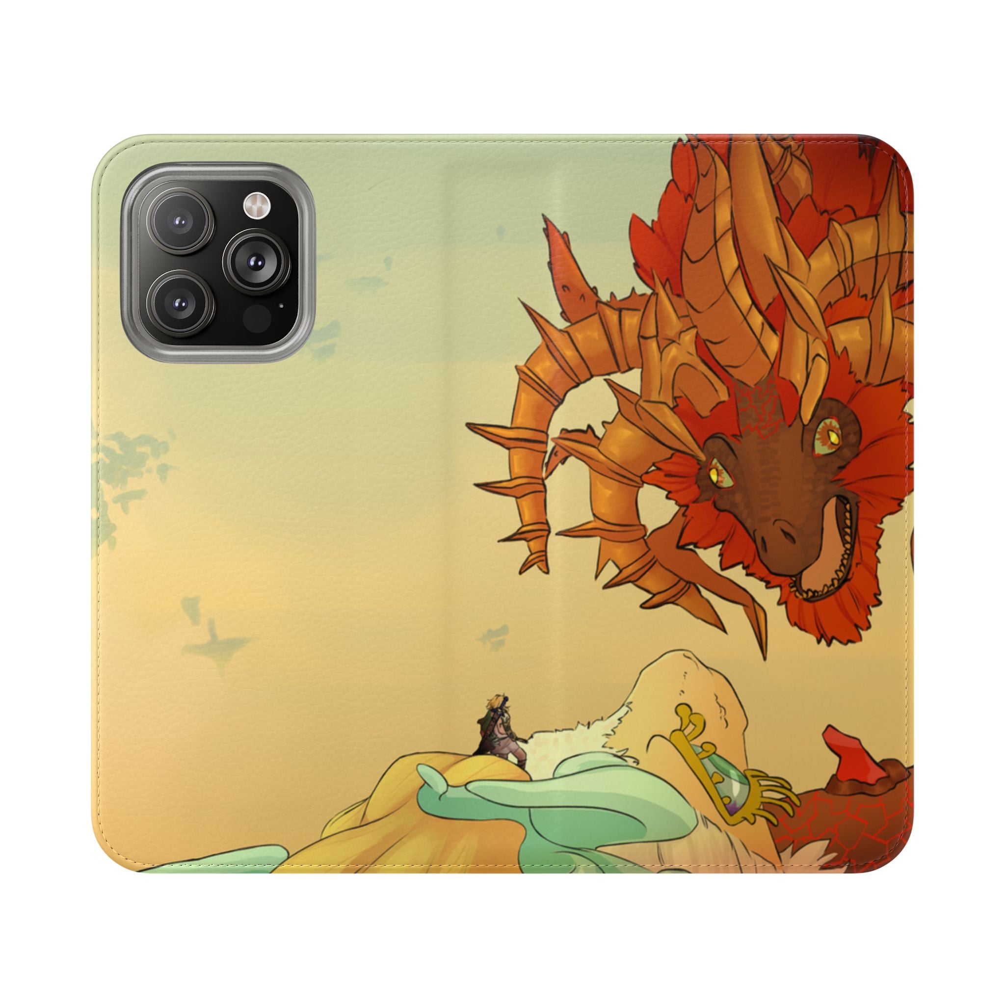 LoZTotK Dragon End Fight Flip Cases