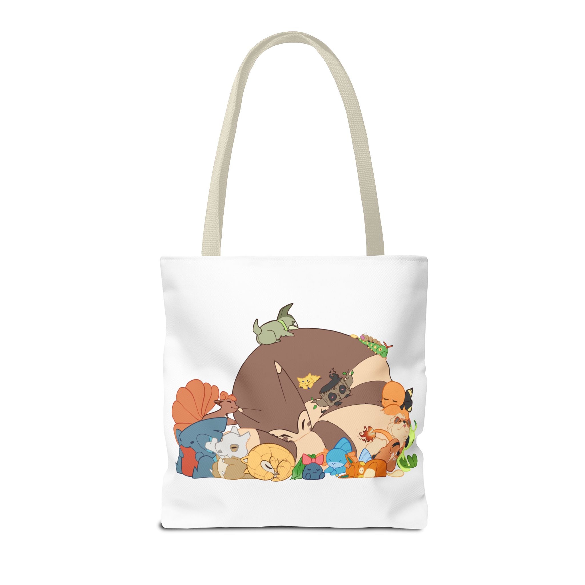 Sleeping Pokemon Tote Bag
