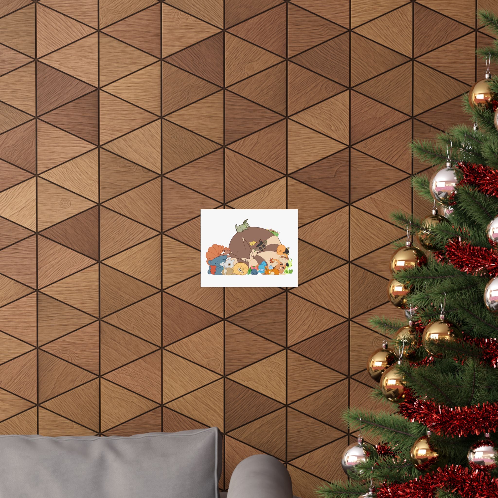 Sleeping Pokemon Print