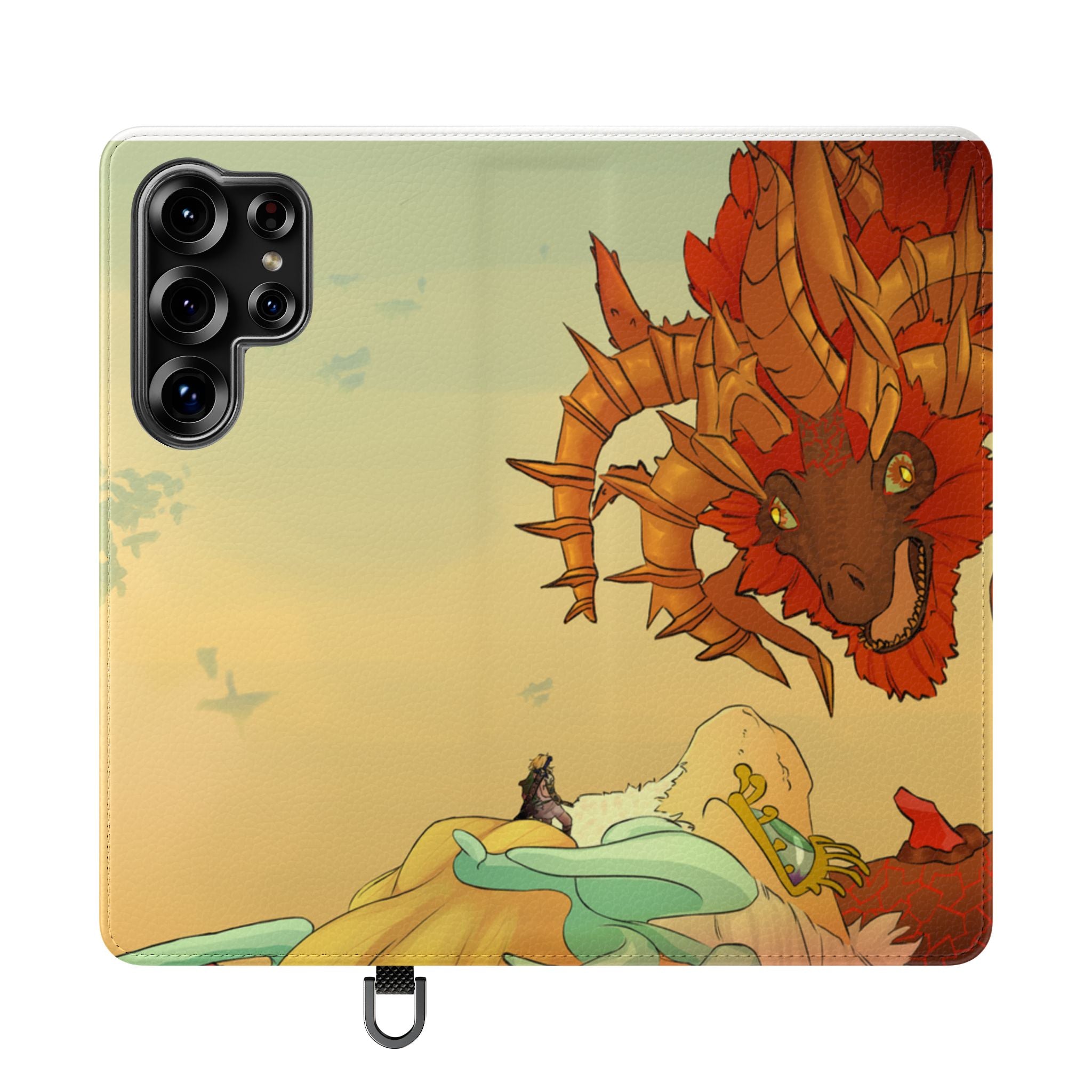 LoZTotK Dragon End Fight Flip Cases