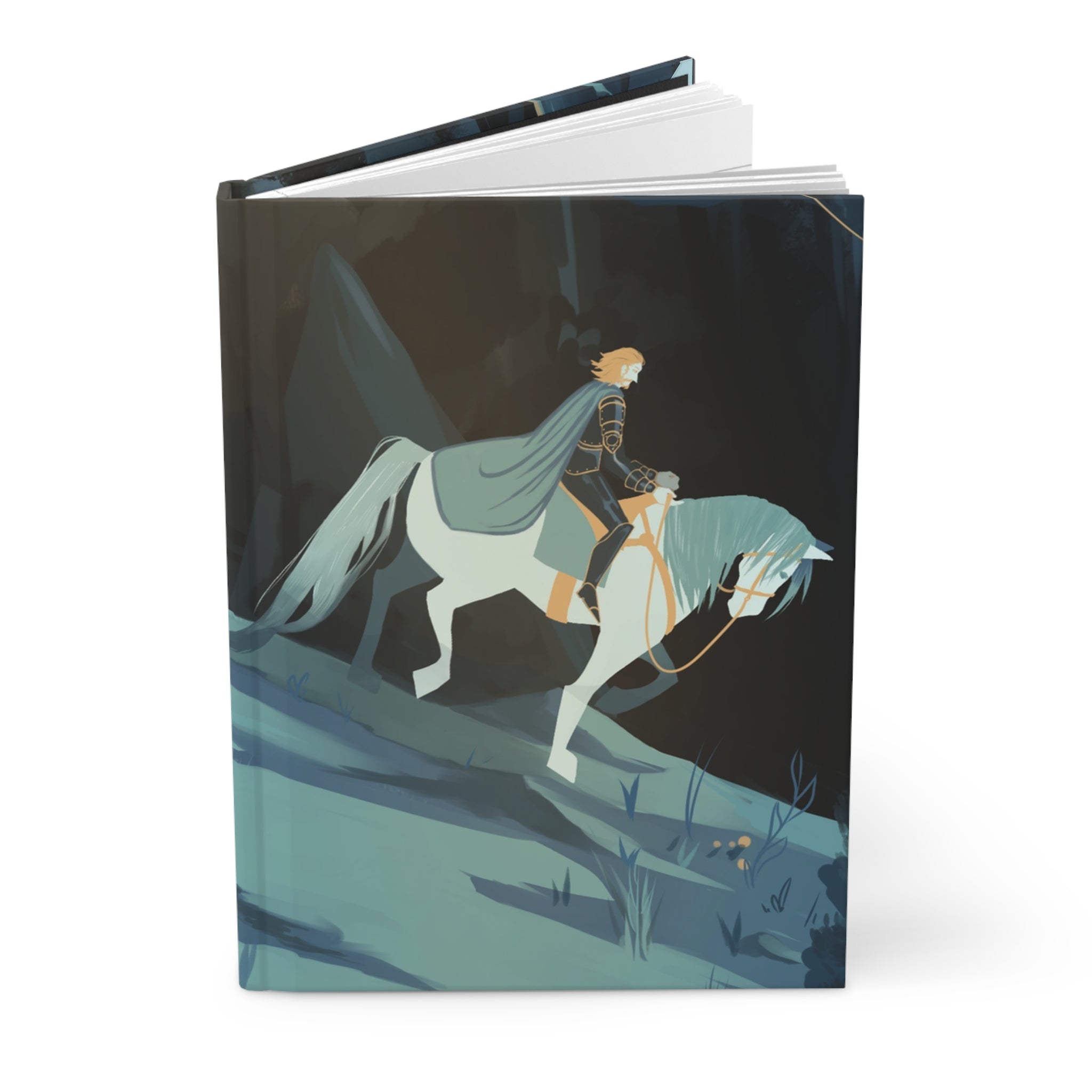 Blue Knight Hardcover Journal Matte