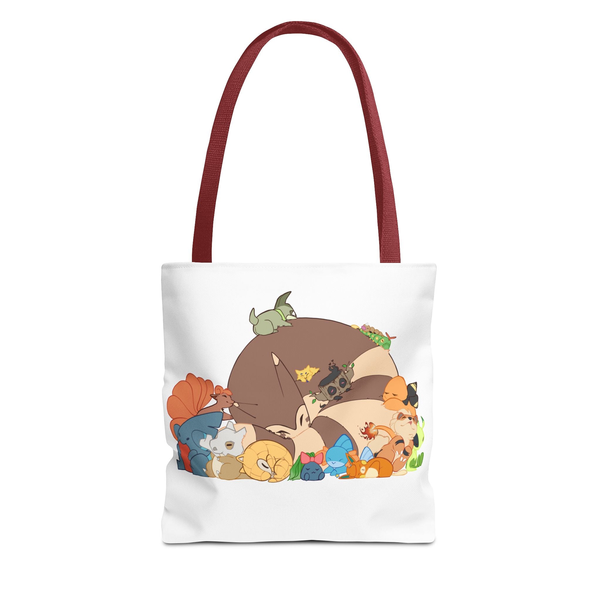 Sleeping Pokemon Tote Bag