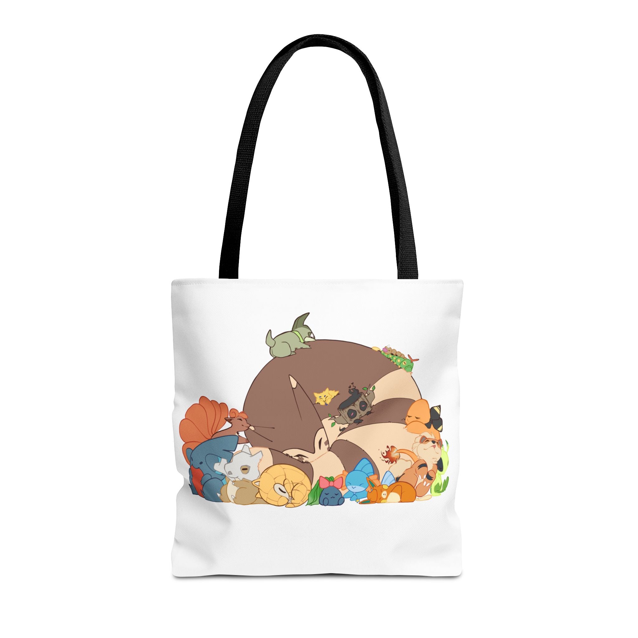 Sleeping Pokemon Tote Bag