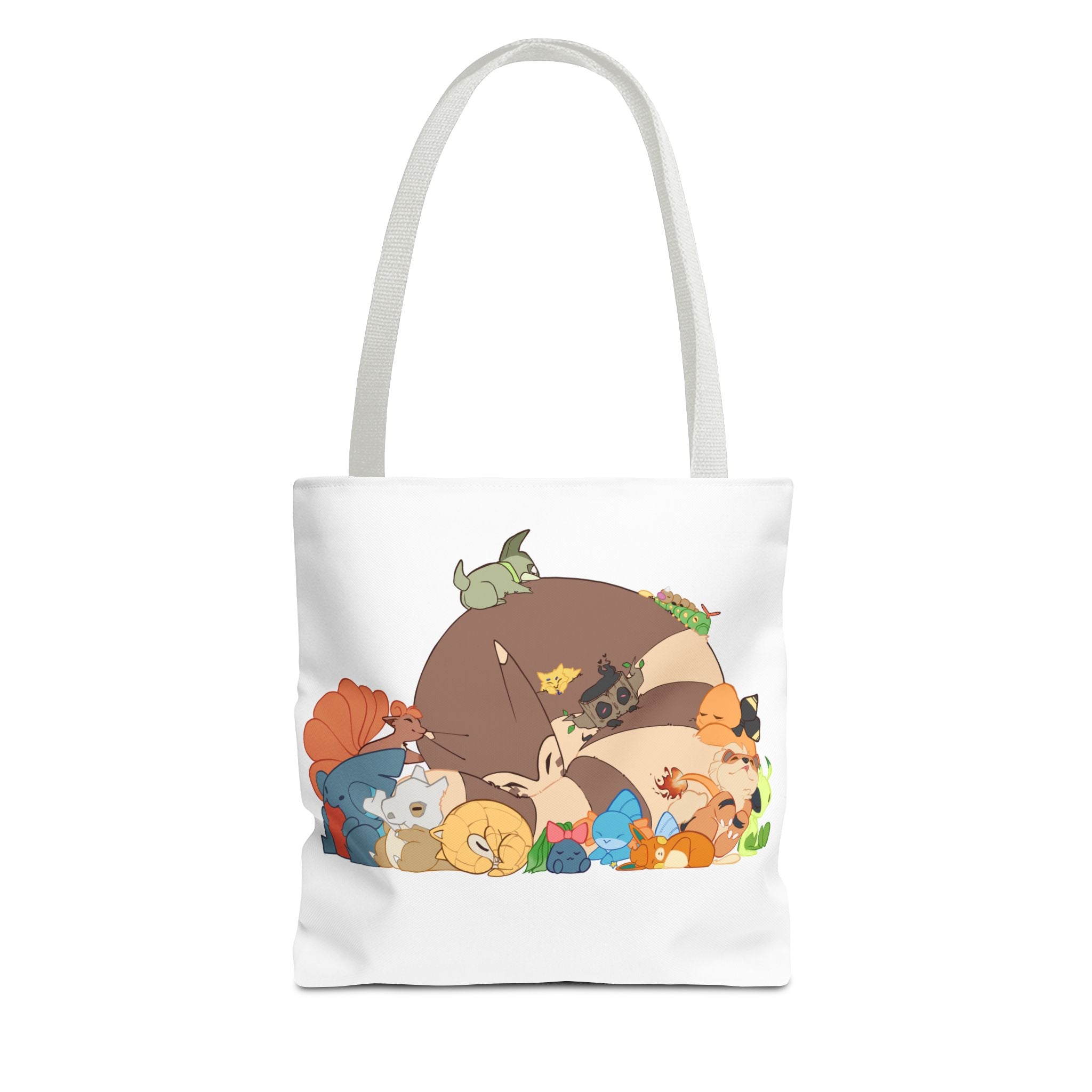 Sleeping Pokemon Tote Bag
