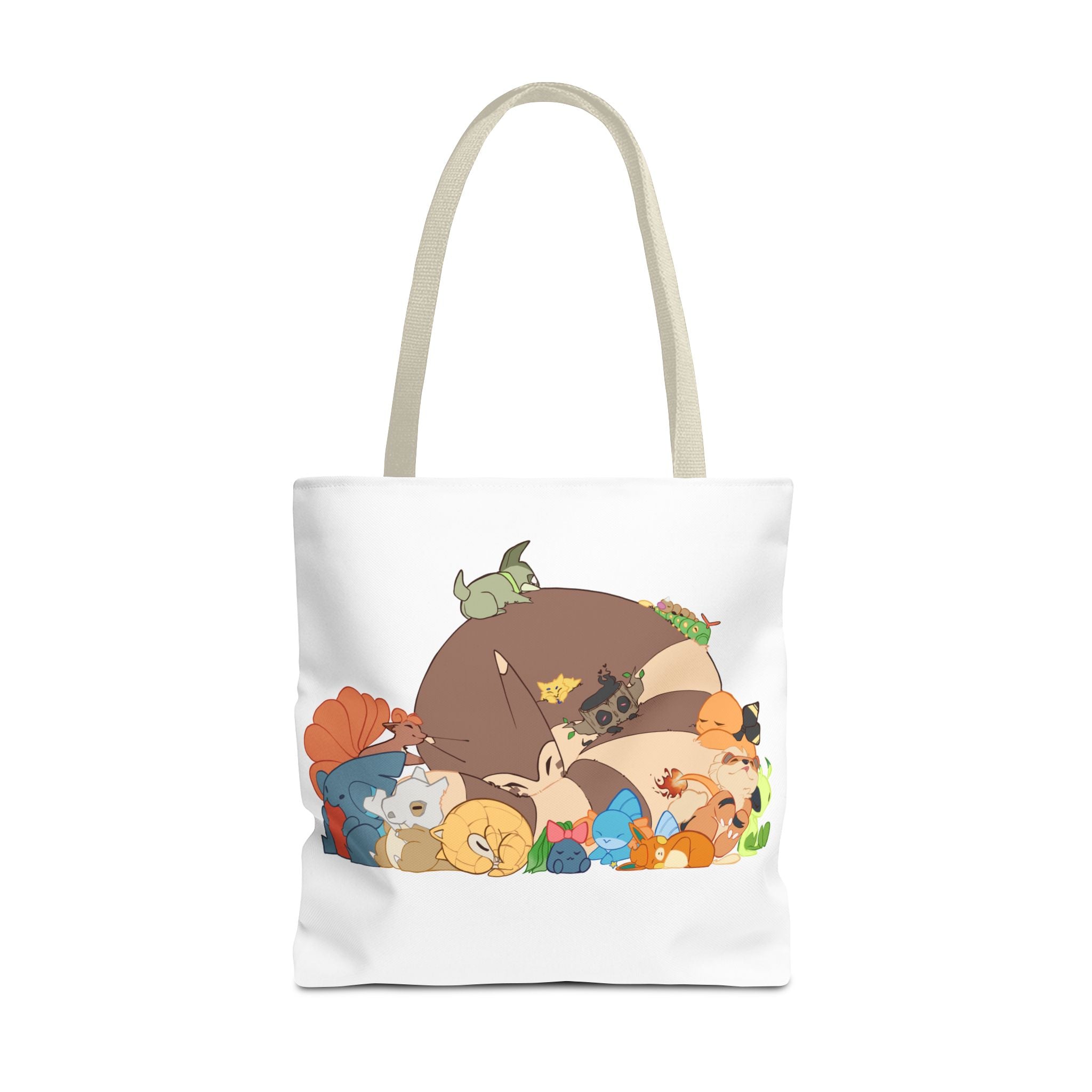 Sleeping Pokemon Tote Bag
