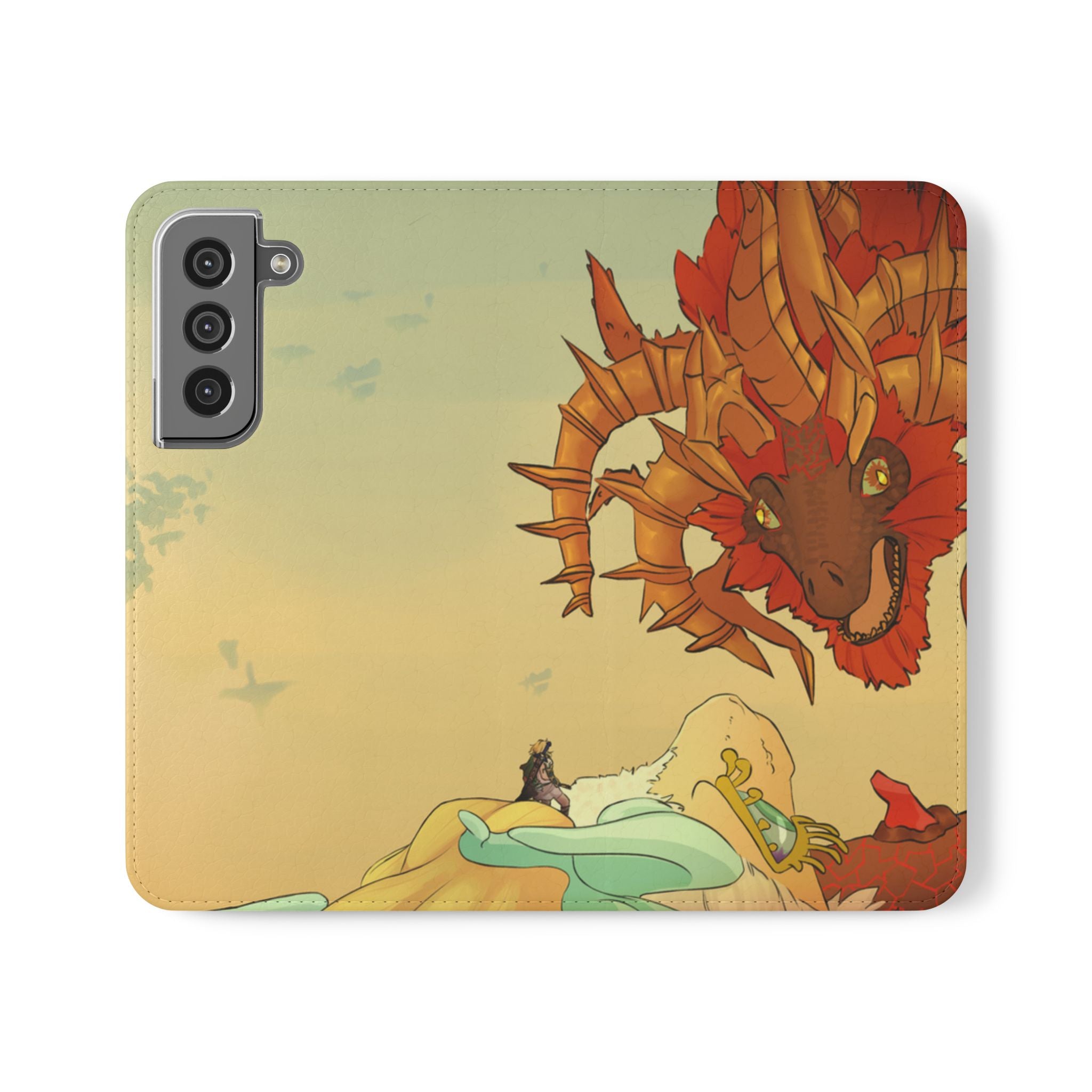 LoZTotK Dragon End Fight Flip Cases