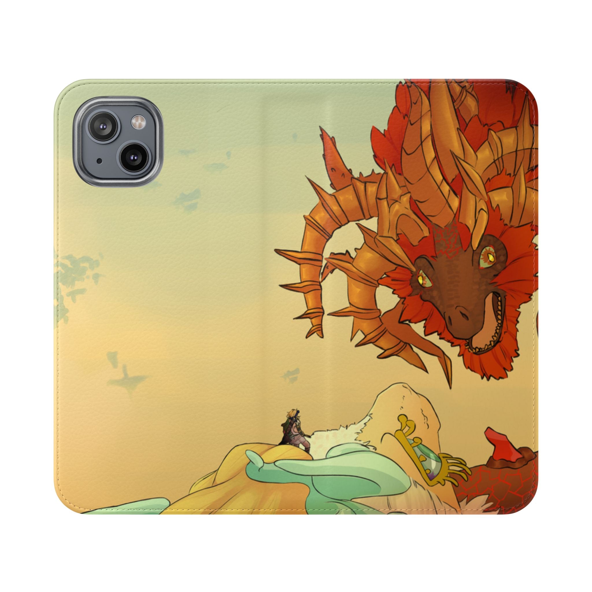 LoZTotK Dragon End Fight Flip Cases