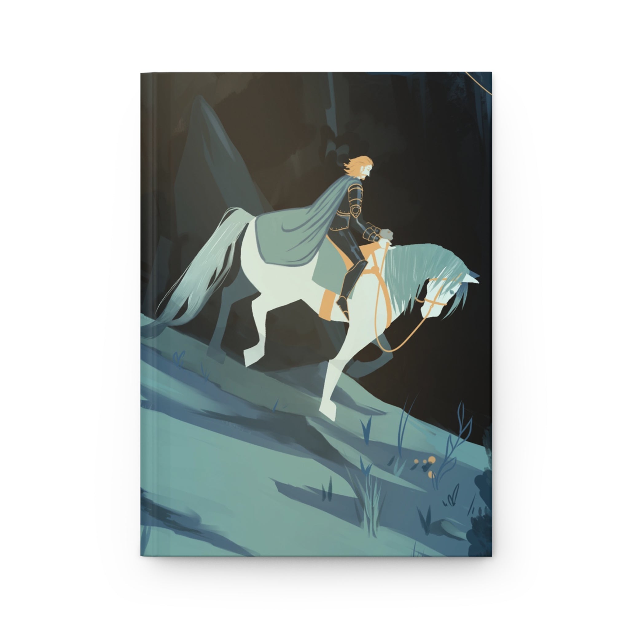 Blue Knight Hardcover Journal Matte