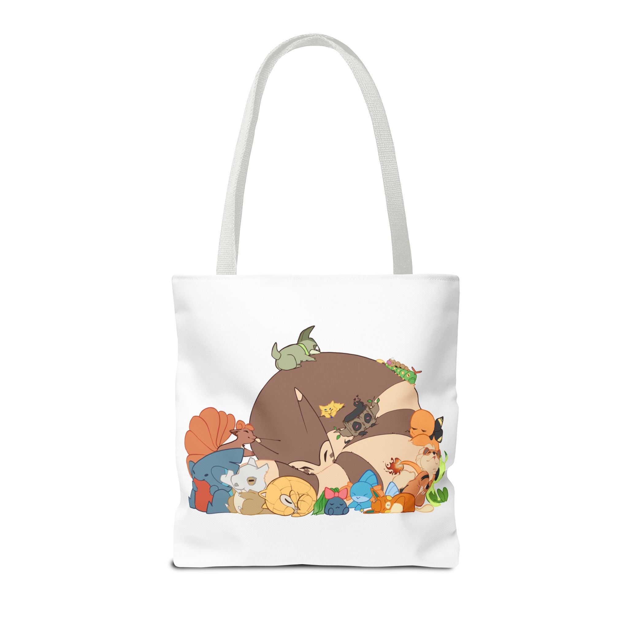 Sleeping Pokemon Tote Bag