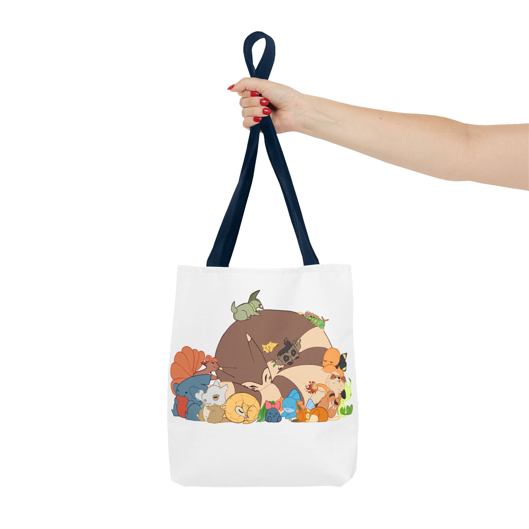 Sleeping Pokemon Tote Bag