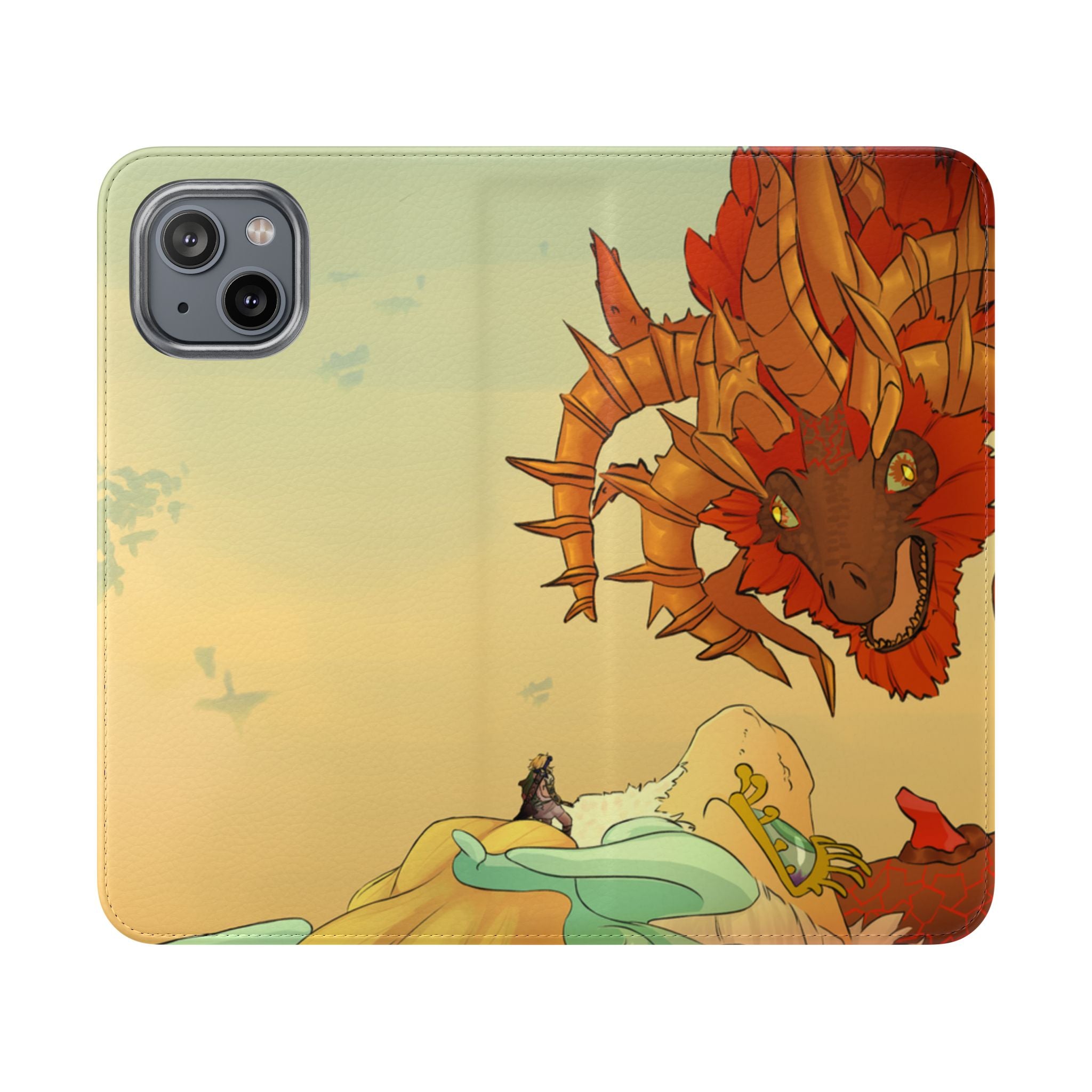 LoZTotK Dragon End Fight Flip Cases