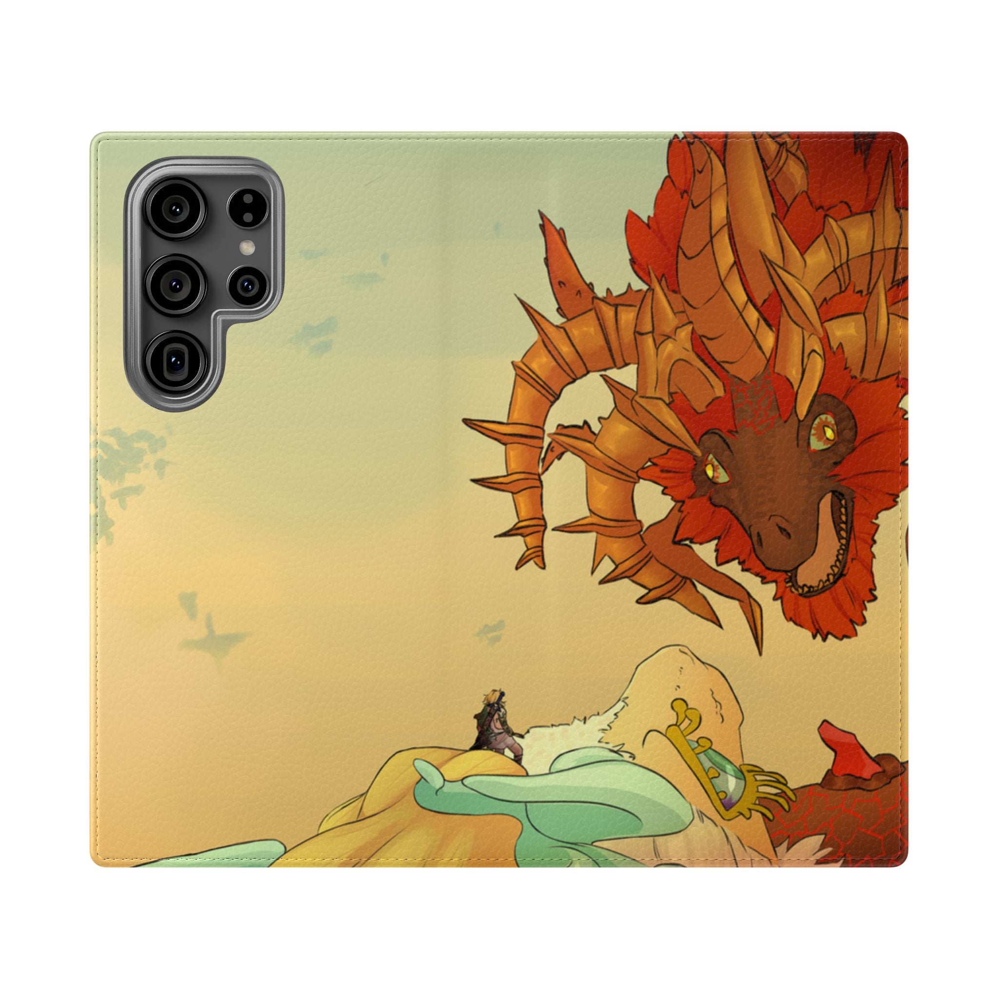 LoZTotK Dragon End Fight Flip Cases
