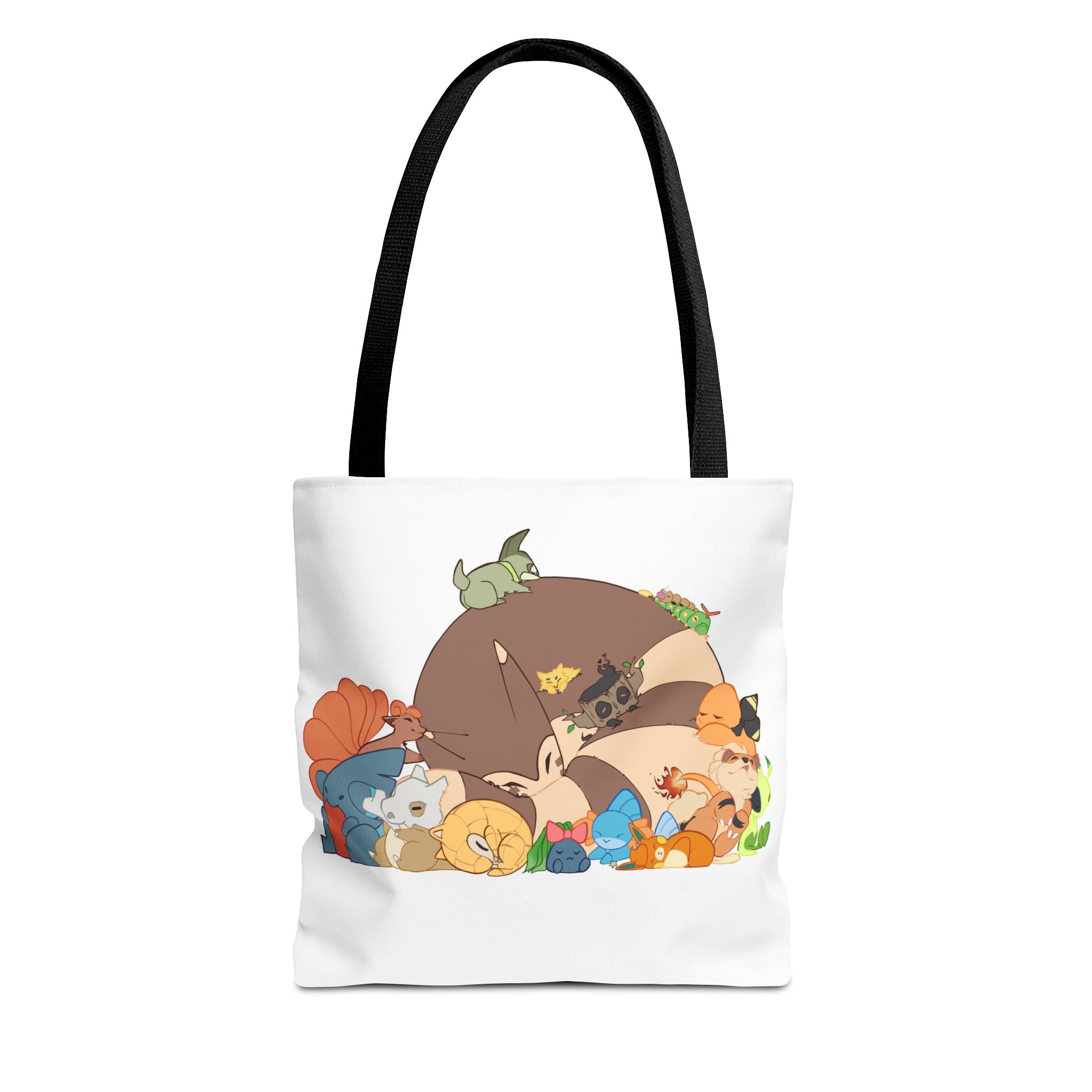 Sleeping Pokemon Tote Bag