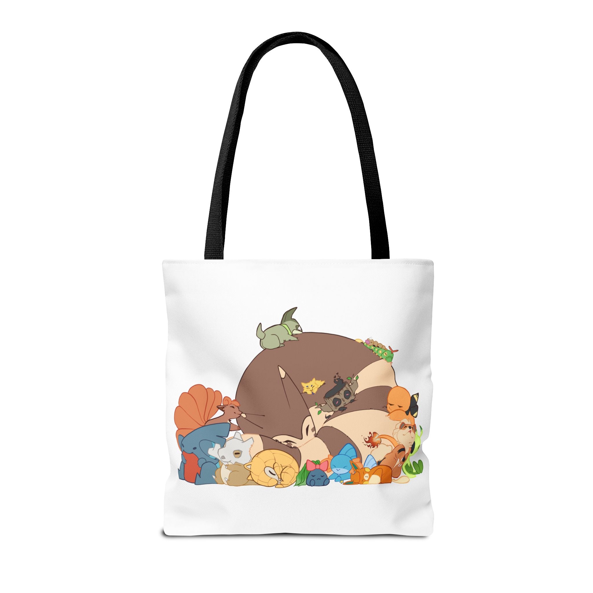 Sleeping Pokemon Tote Bag