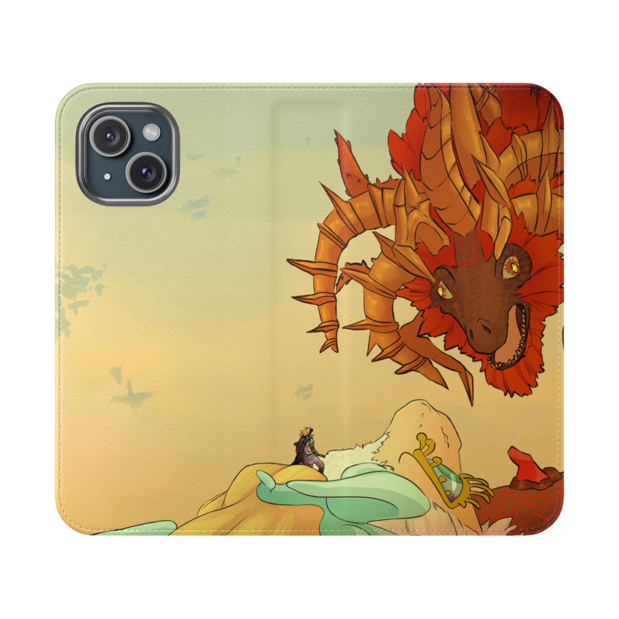 LoZTotK Dragon End Fight Flip Cases