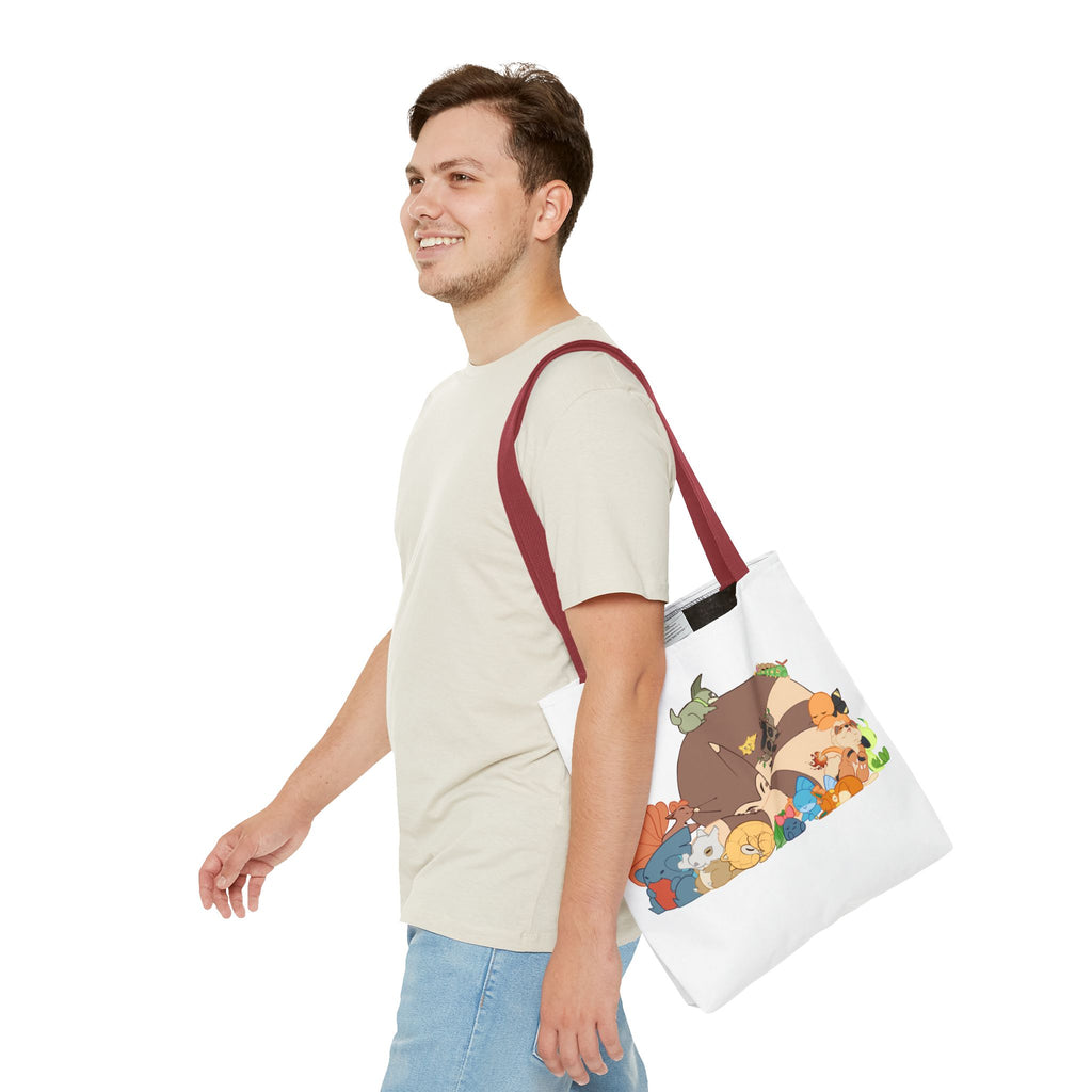 Sleeping Pokemon Tote Bag