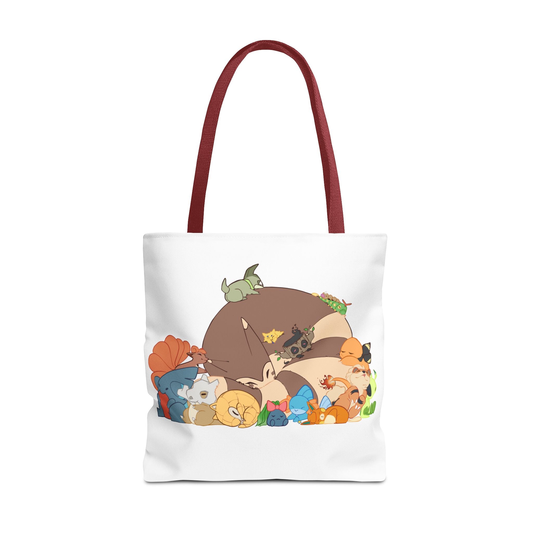 Sleeping Pokemon Tote Bag