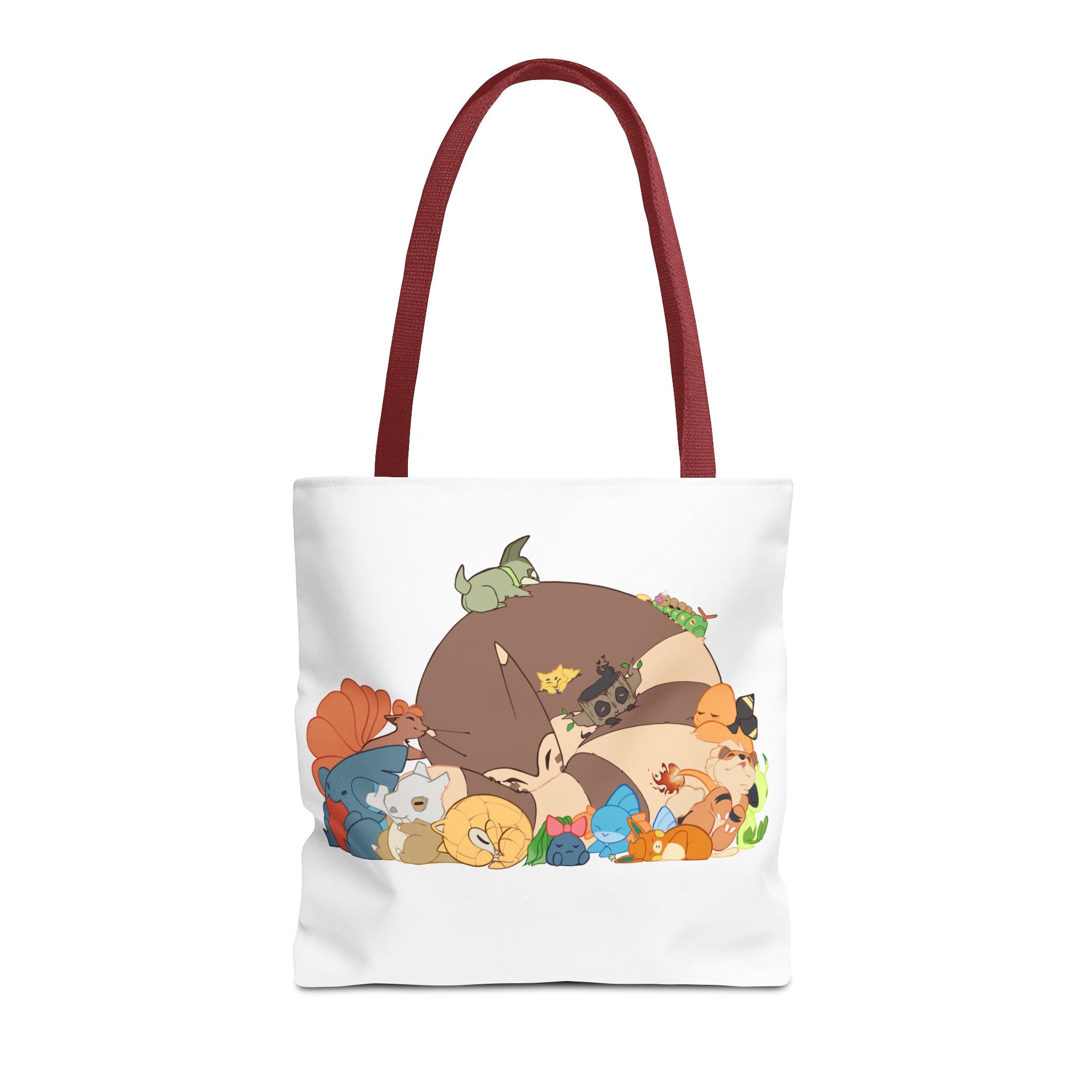 Sleeping Pokemon Tote Bag
