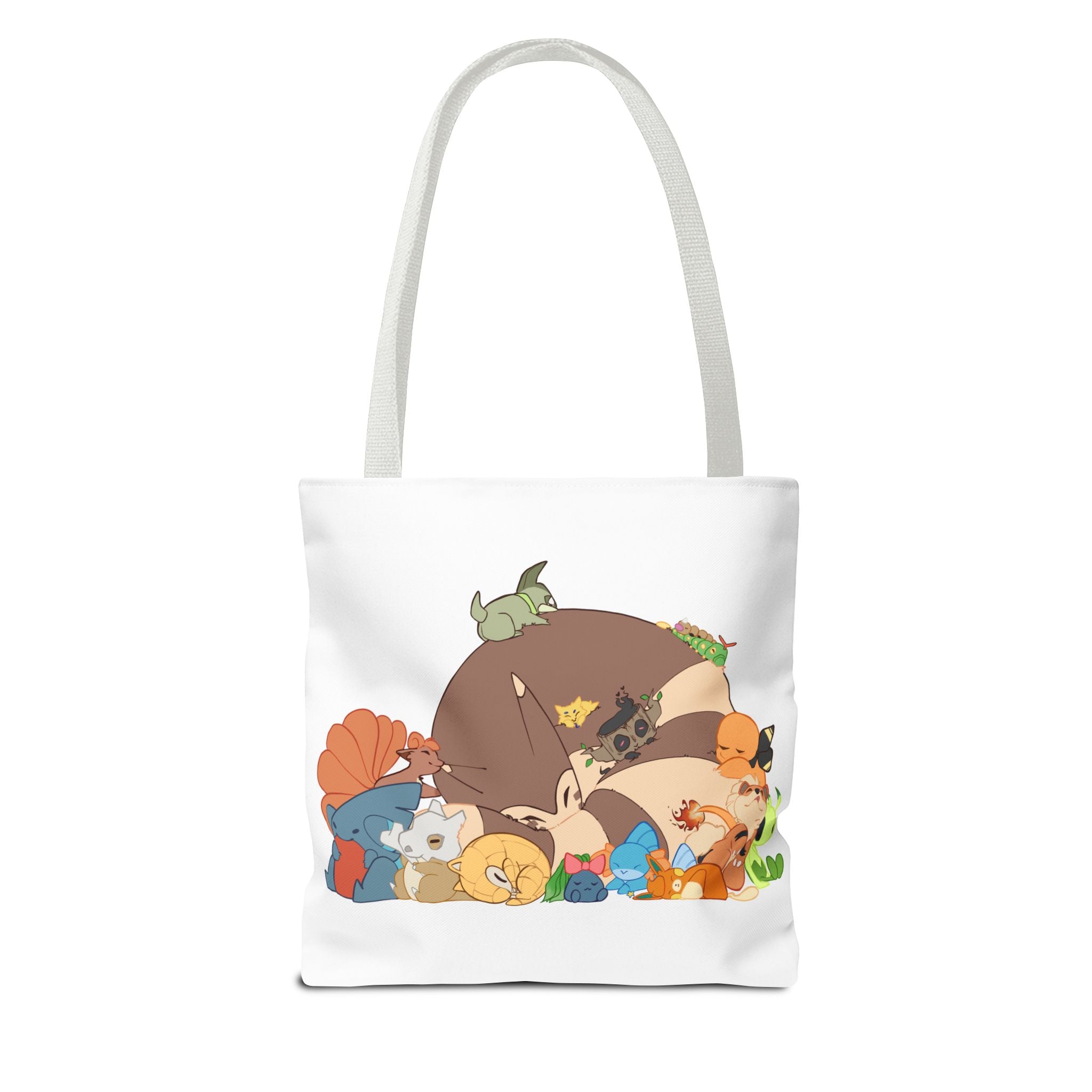 Sleeping Pokemon Tote Bag