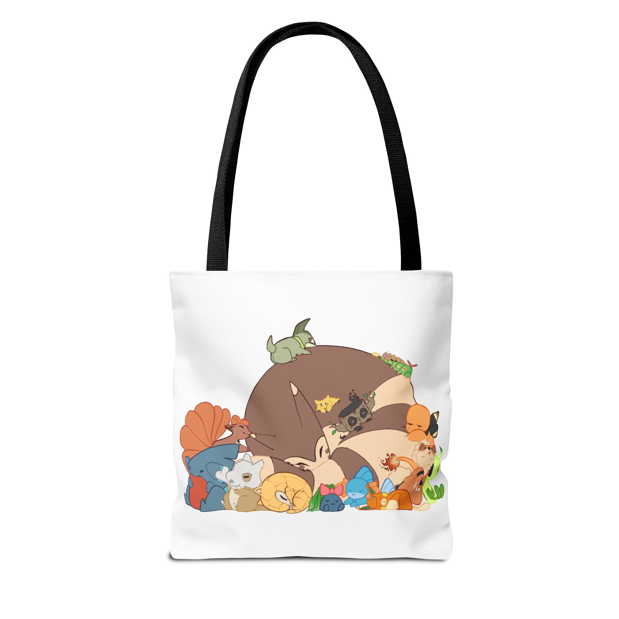 Sleeping Pokemon Tote Bag