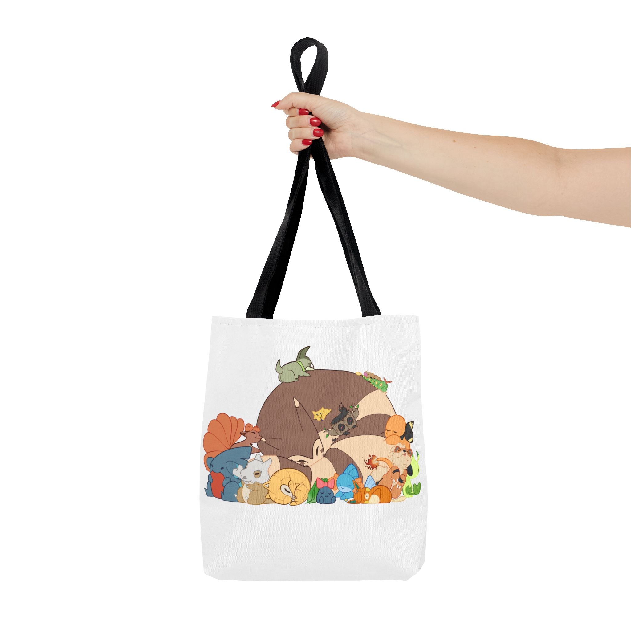 Sleeping Pokemon Tote Bag