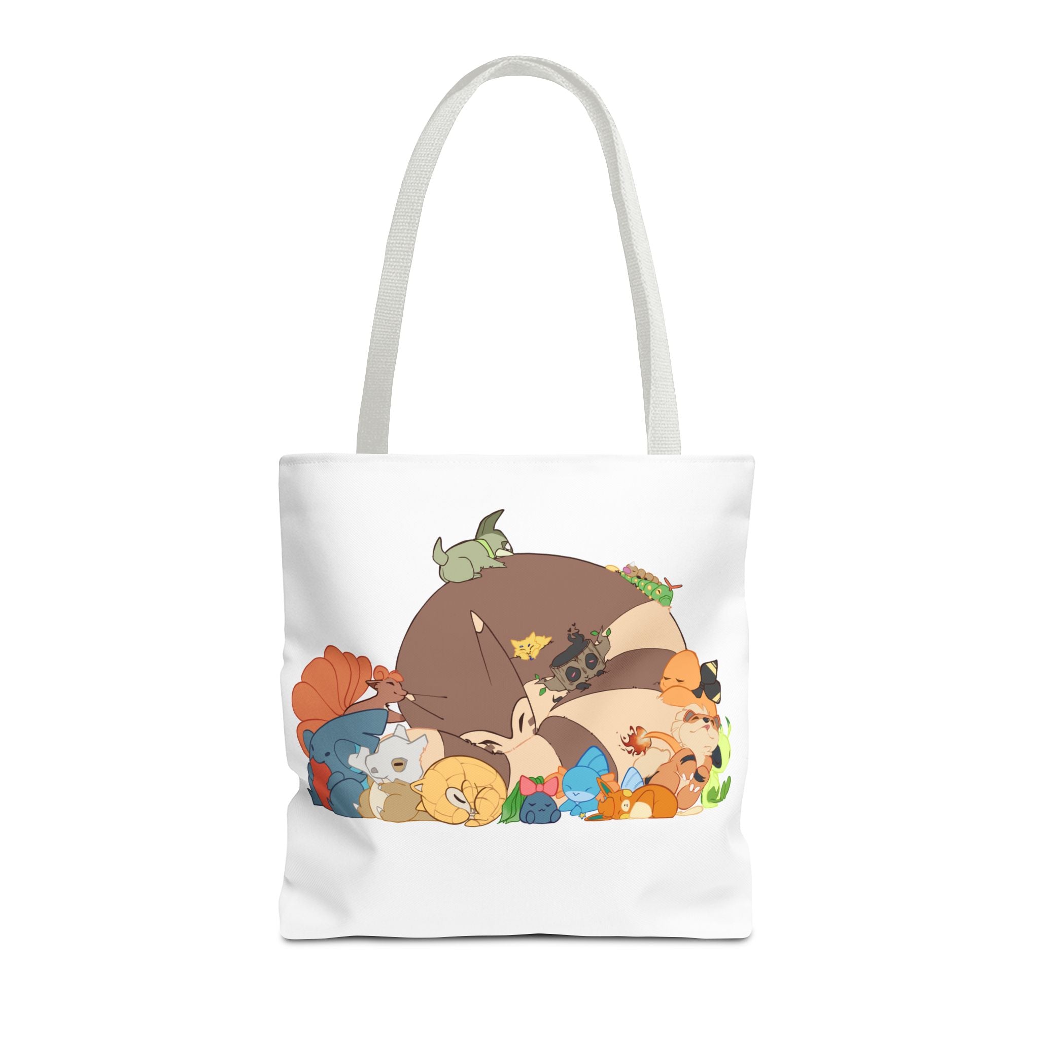 Sleeping Pokemon Tote Bag