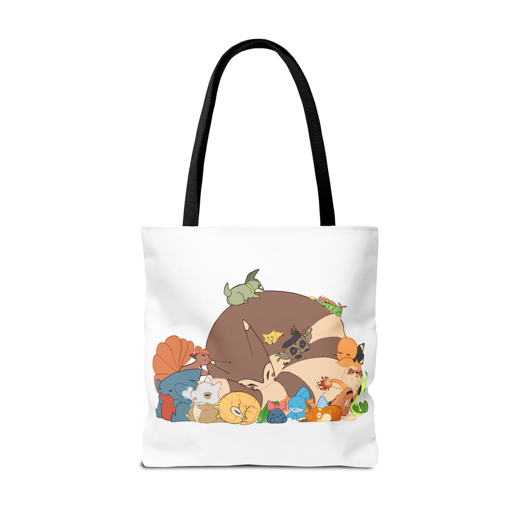 Sleeping Pokemon Tote Bag