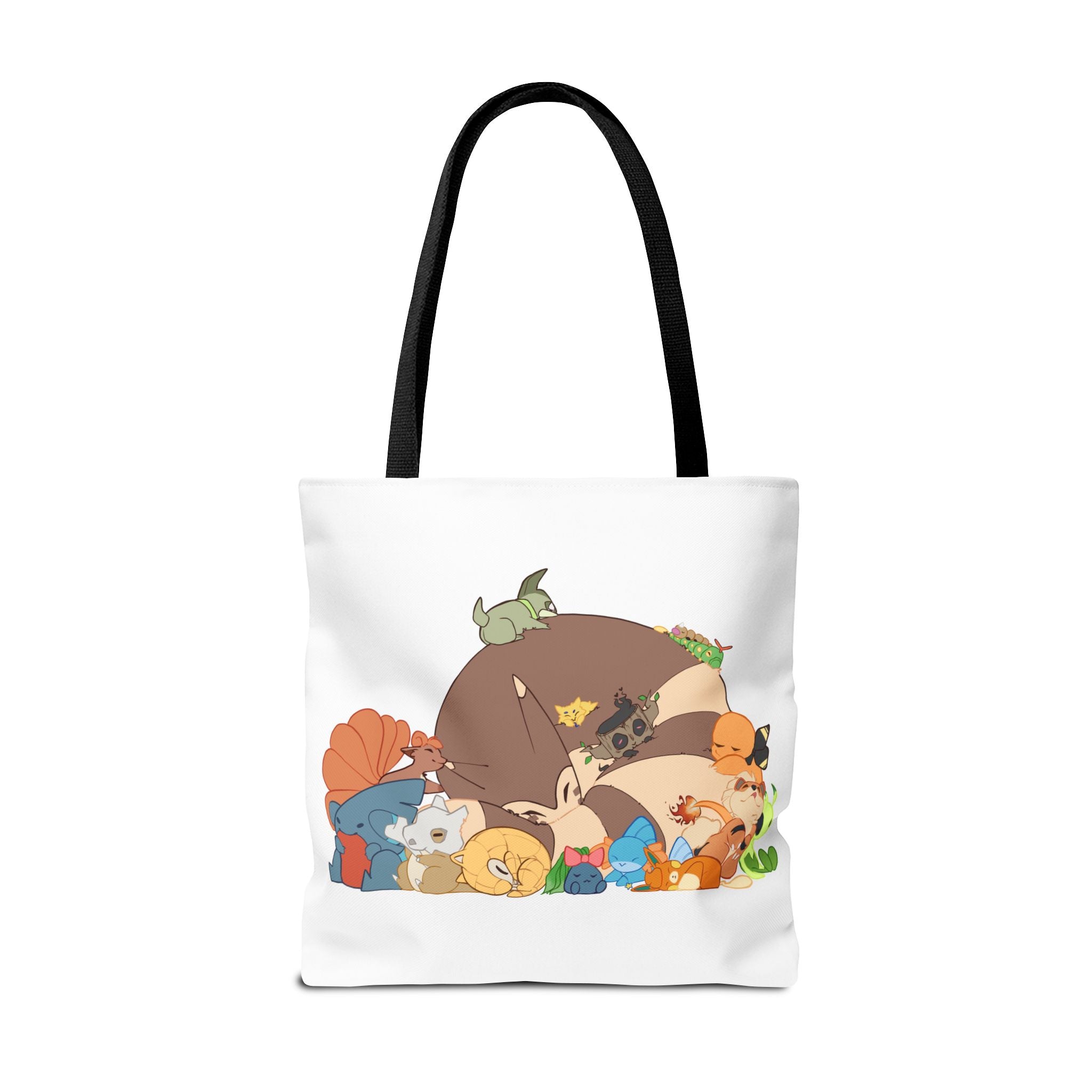 Sleeping Pokemon Tote Bag